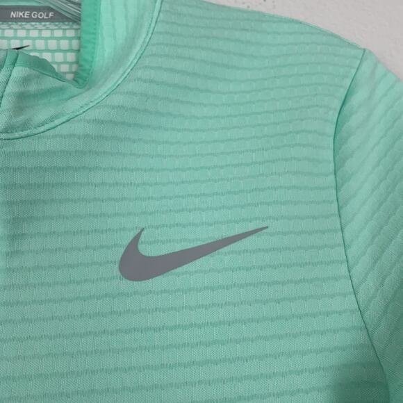 Nike Jacket Womens Small Golf Pebble Beach Full Zip Performance Stretch Mint - Picture 3 of 8